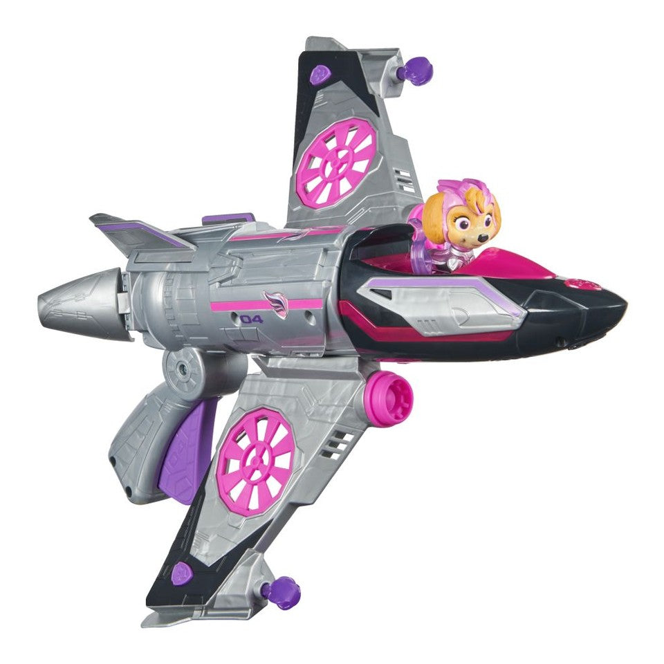 Paw Patrol The Movie Transforming Rescue Jet with Skye Mighty Pups Action Figure - Medaid International