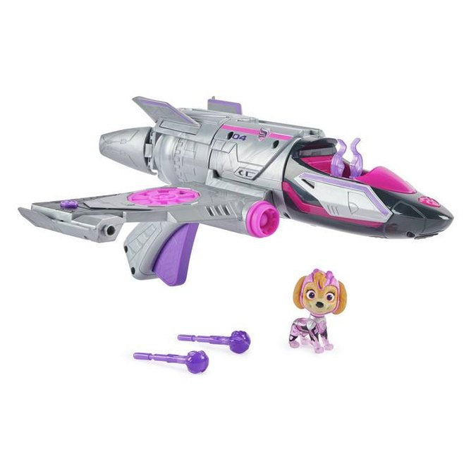 Paw Patrol The Movie Transforming Rescue Jet with Skye Mighty Pups Action Figure - Medaid International