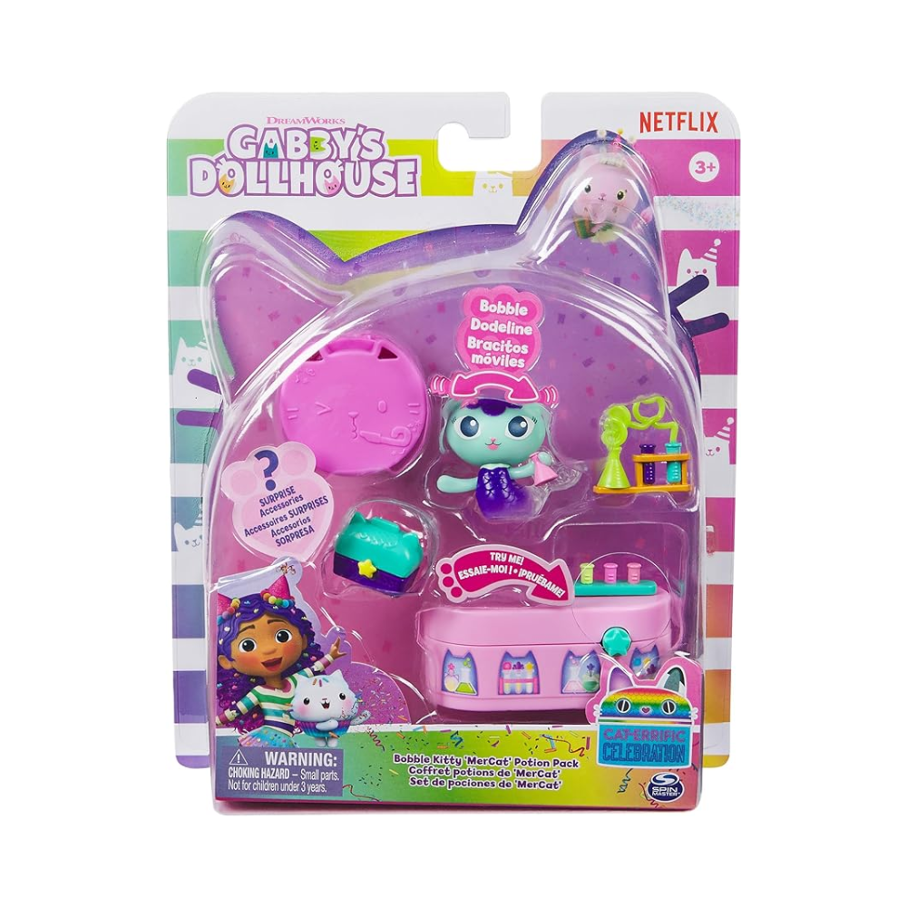 Gabby's DH Fig Bobble Kitty MerCat Potion Pack By Spin Master - Medaid International