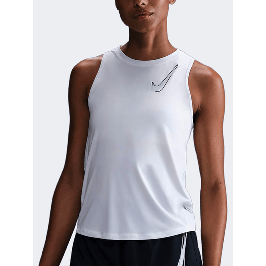Nike One Swoosh Women Running Tank White - Medaid International