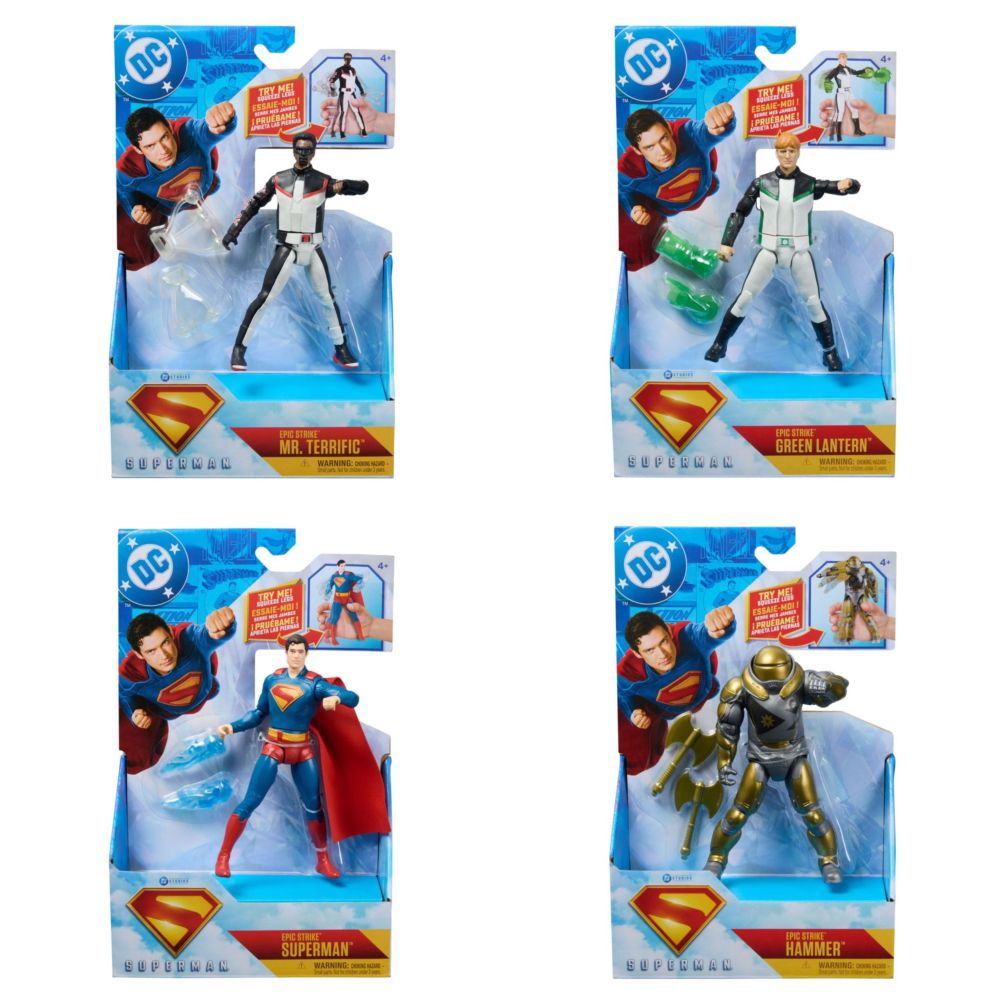 DC Superman Movie Fig 6" Feature Battle Attack Asst. Toys by Spin Master - Medaid International