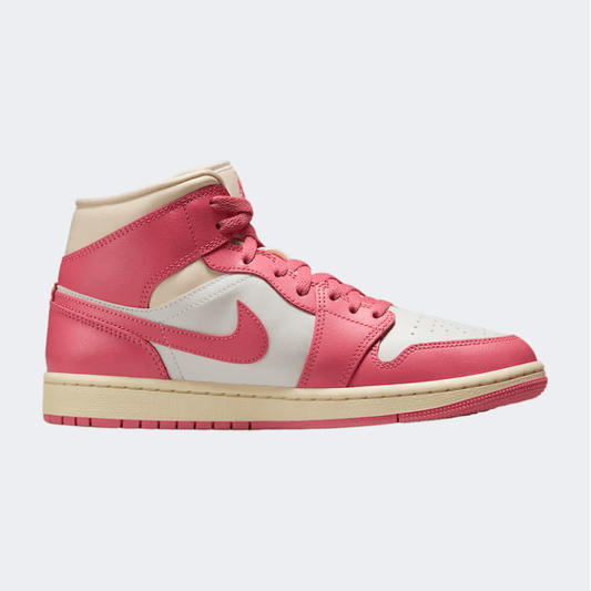 Nike Air Jordan 1 Mid Women Lifestyle Shoes Pink - Medaid International