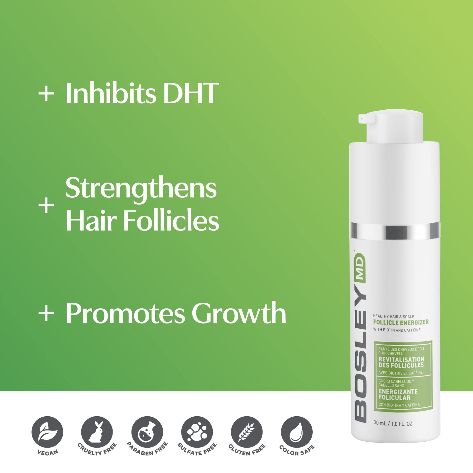 Bosley Hair Rejuvenation System - Hair ReGrowth System - Medaid International