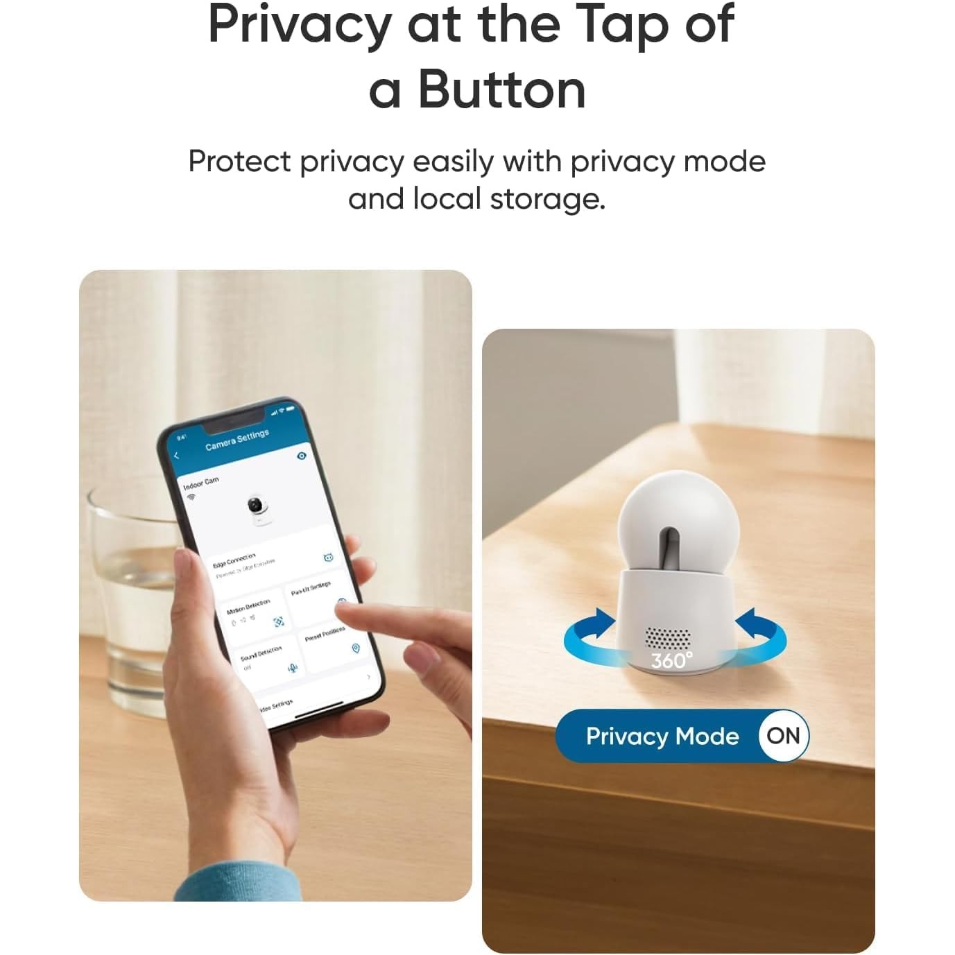 eufy Indoor Cam E30, Latest Generation, 4K UHD Security Camera, Pet/Dog/Baby Camera with Phone app, Color Night Vision, Human/Pet Auto Tracking, 360 Pan-Tilt, Works with Homekit - Medaid International