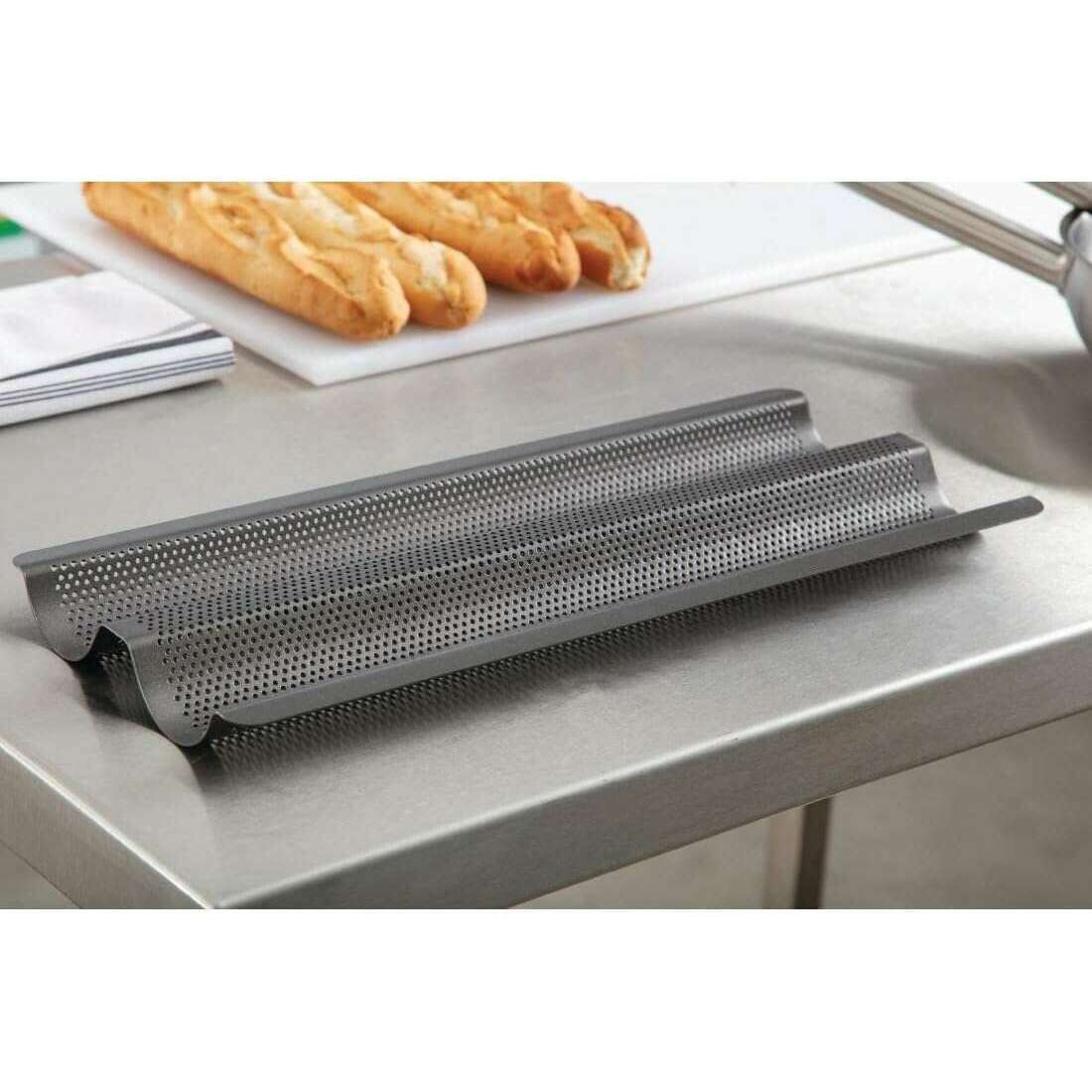 MasterClass Crusty Bake Non-Stick Baguette Tray - Medaid International
