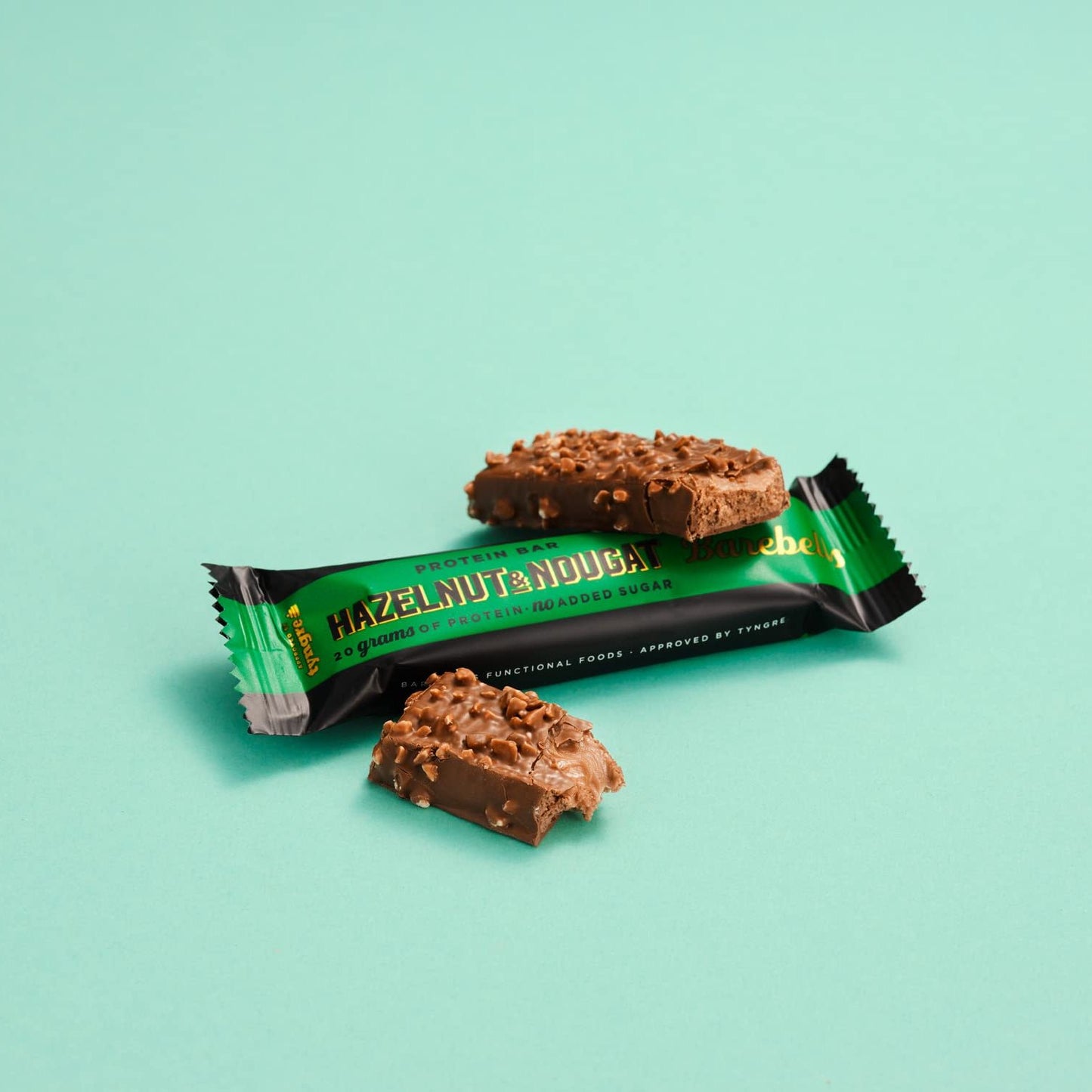 | 20g protein low carb chocolate bars | after workout low calorie snacks 12 x 55g (Hazelnut & Nougat) - Medaid International