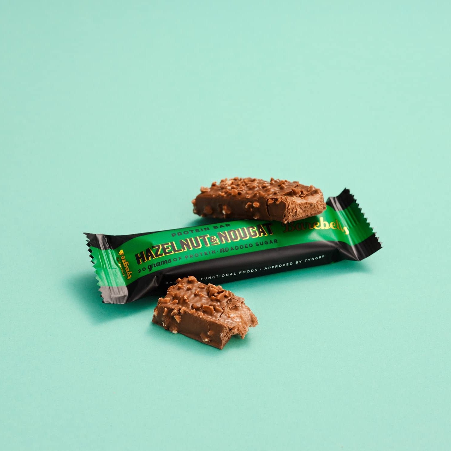 | 20g protein low carb chocolate bars | after workout low calorie snacks 12 x 55g (Hazelnut & Nougat) - Medaid International