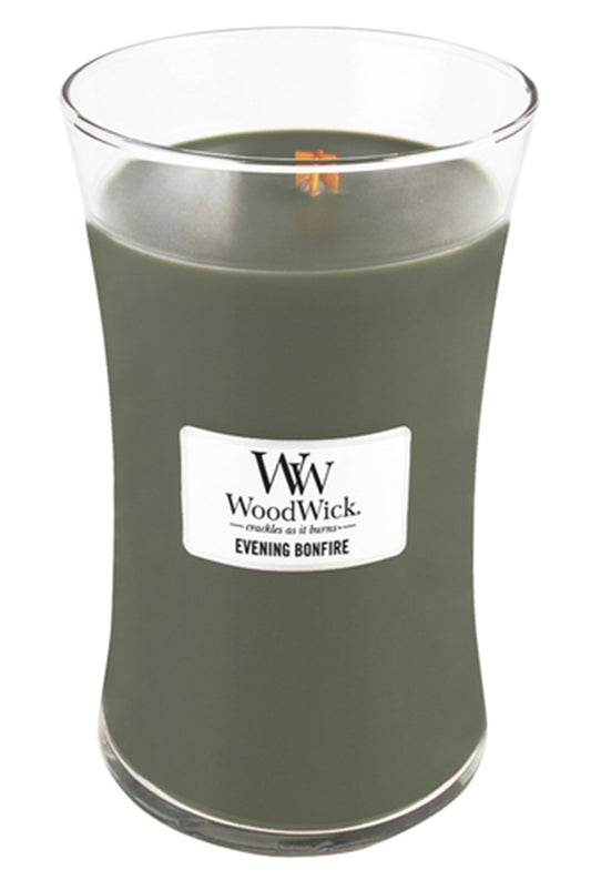 Woodwick Candle, Large, Evening Bonfire - Medaid International