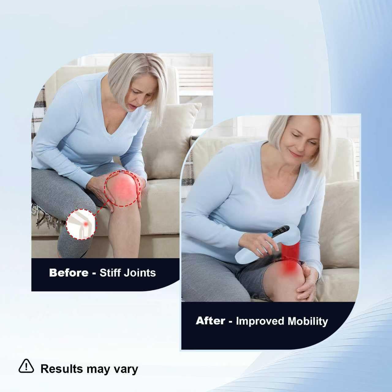 Handheld Red Light Therapy Device for Pain Relief Cold Laser Therapy for Dogs & Humans, Portable Laser Pain Relief Device for Joints, Muscles with 5 * 808nm & 10 * 650nm and Powerful 5000mAh Battery - Medaid International