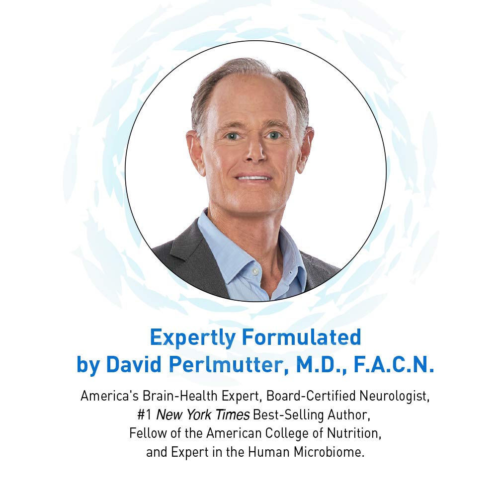 Garden of Life Dr. Formulated Advanced Omega Fish Oil - Lemon, 1,290mg EPA, DHA + DPA in Triglyceride Form, Single Source Omega 3 Supplement for Ultimate Brain & Heart Health, Non-GMO, 60 Softgels - Medaid International