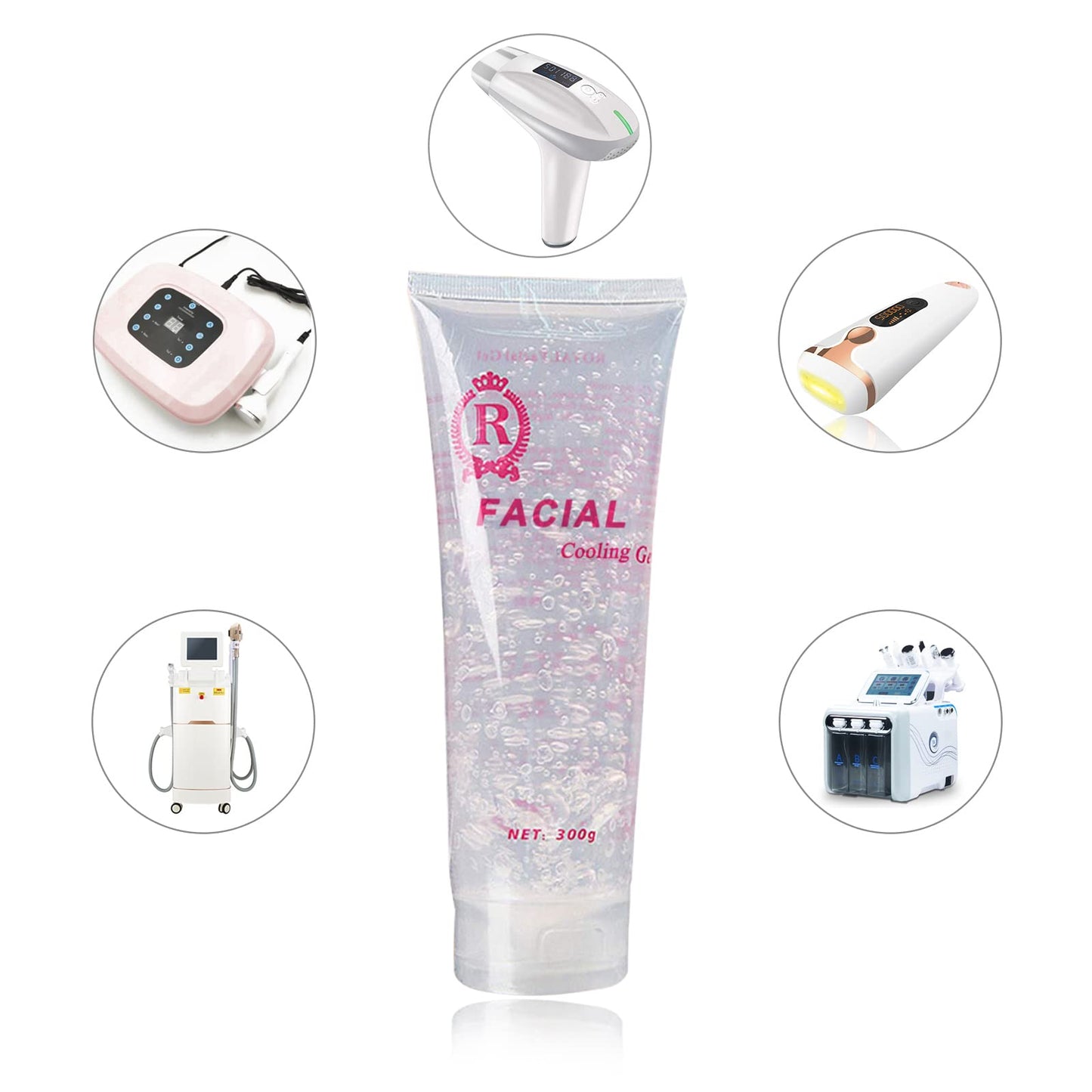 Cooling Gel Use with for Laser Hair Removal Device and RF Radio Frequency Facial Machine for Women and Man 300ML - Medaid International