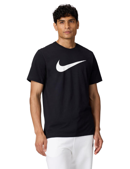Nike Men's Sportswear Icon Swoosh T-Shirt, Black/White, 2XL - Medaid International