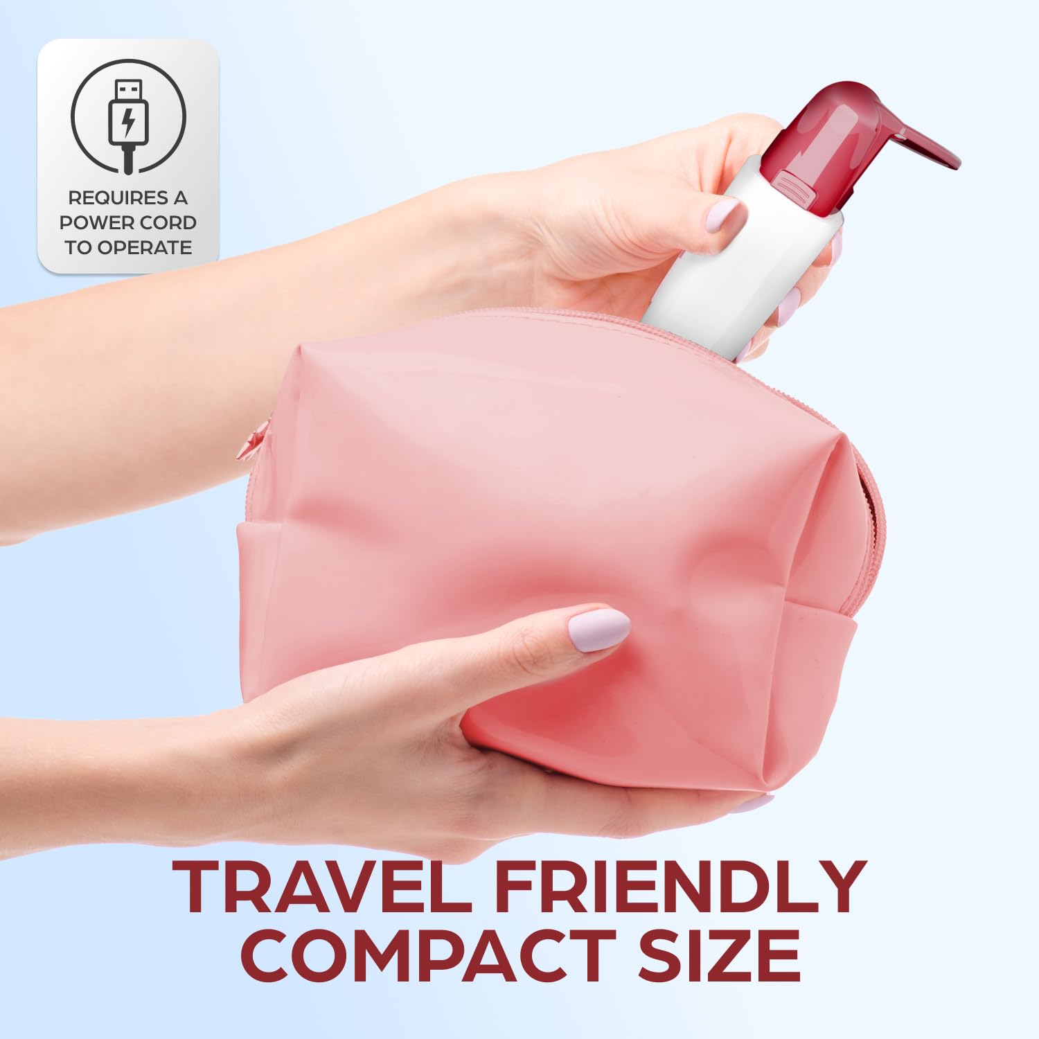 Epilady Speed Corded Epilator for Women | Compact Hair Removal Device for Arms, Legs, Underarms & Bikini Area, Epilators Hair Removal for Women (RED) - Medaid International