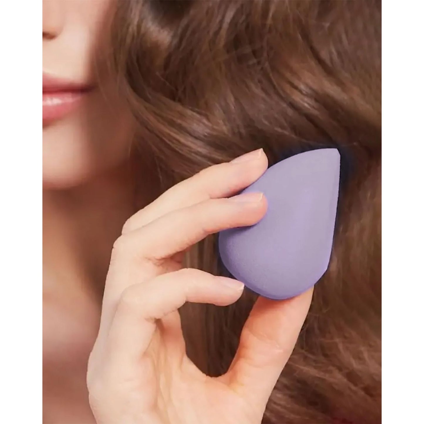 4pcs Makeup Sponges Set - Beauty Sponges with Egg Case, Flawless for Cream, Powder and Liquid, Purple DJA643-04 - Medaid International