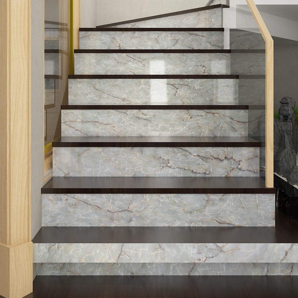 Livelynine Green Marble Countertop Contact Paper Waterproof Peel and Stick Countertops Kitchen Wallpaper Marble Vinyl Wrap Kitchen Counter Top Covers Self Adhesive Covering Desk Table 15.8x78.8 - Medaid International