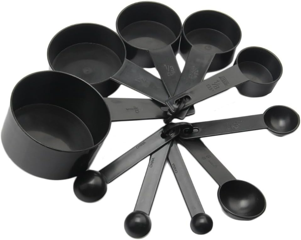 Measuring Cups, Measuring Spoons Set Durable for Home for Kitchens for Dessert Shops for Bakeries - Medaid International