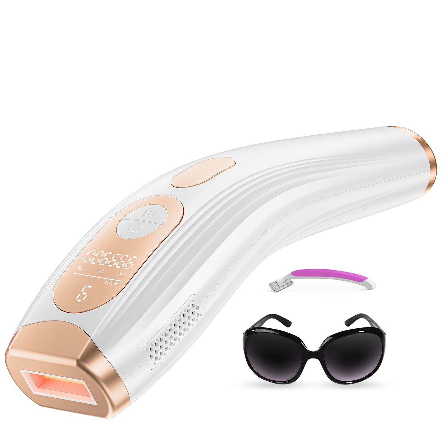 Finequin Laser Hair Removal, IPL Laser Hair Removal for Women and Men Permanent, Hair Removal Device with 3.0 IPL Red Light Wave, Home Laser Hair Removal Device for Facial Legs Armpits Bikini Body Use - Medaid International