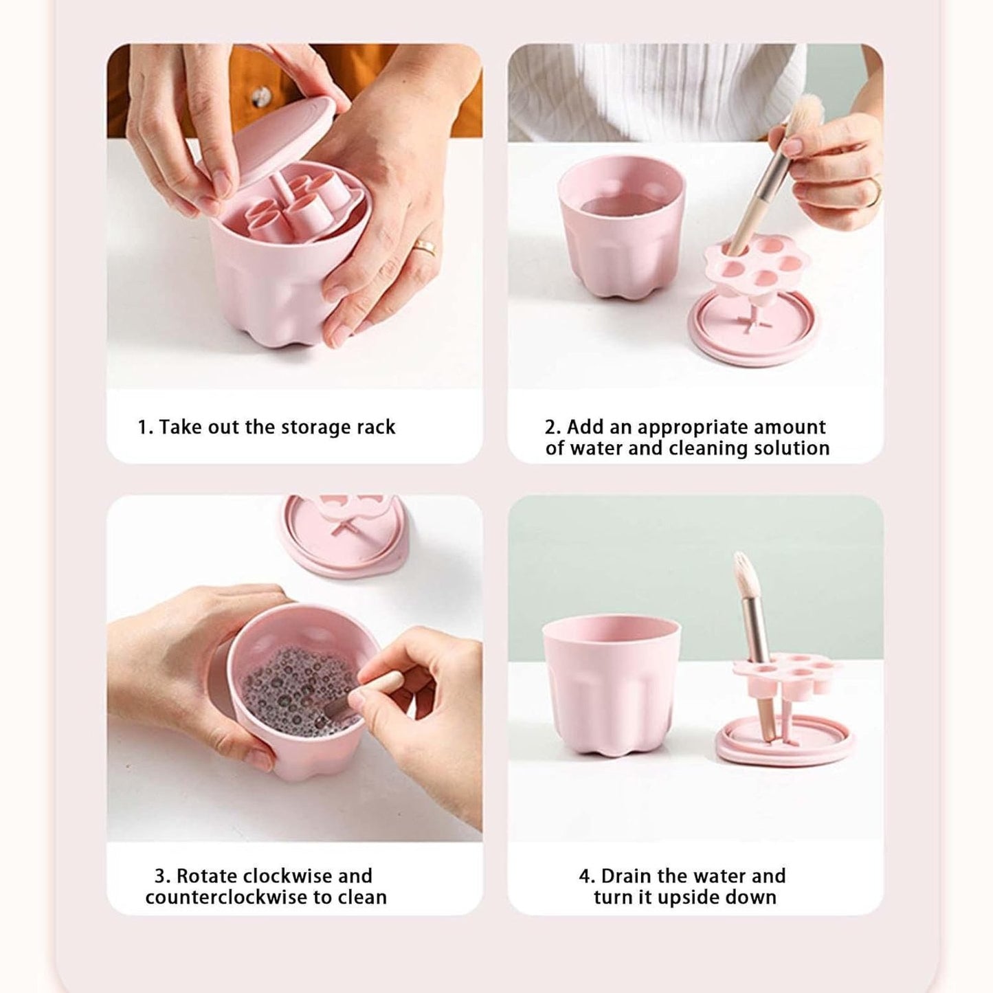 Makeup Brush Cleaning Cup - Medaid International