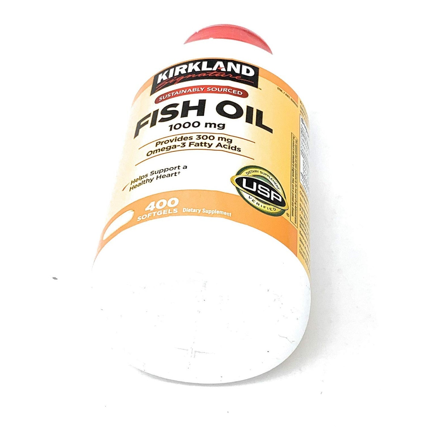 Kirkland Signature Fish Oil Concentrate with Omega-3 Fatty Acids, 800 Softgels, 1000mg - Medaid International