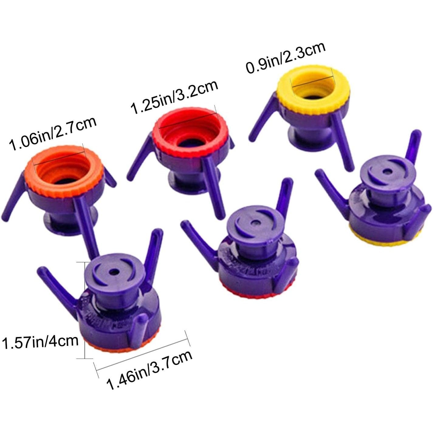 Inverted Bottle Caps  (3 pieces) - Medaid International