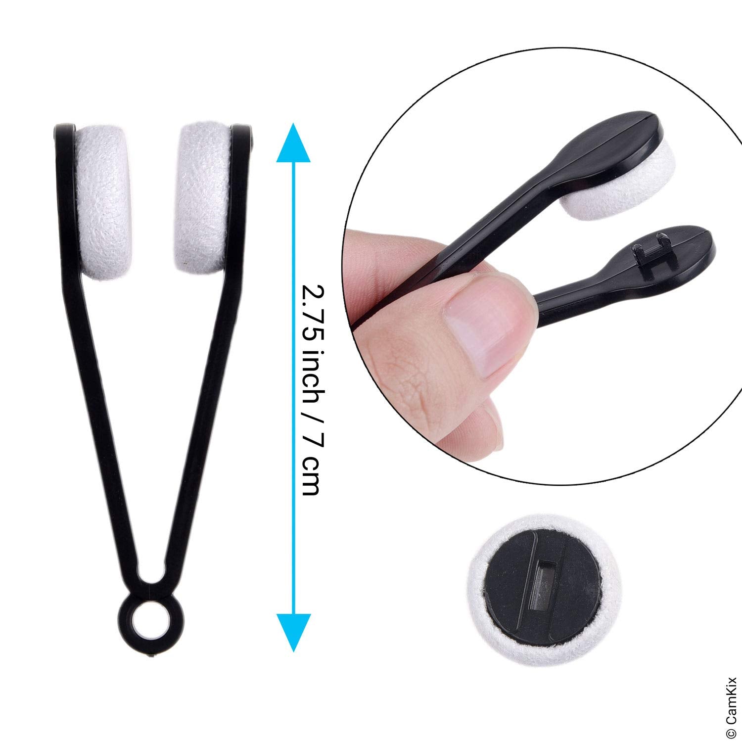 Cleaning Kit for Eyeglasses/Sunglasses - Lens Cleaning Tool with 2 Sets of Spare Pads, Lens Cleaning Spray Bottle, 3 Microfiber Cloths - Quick and Easy to Use - Immaculate Results - Medaid International