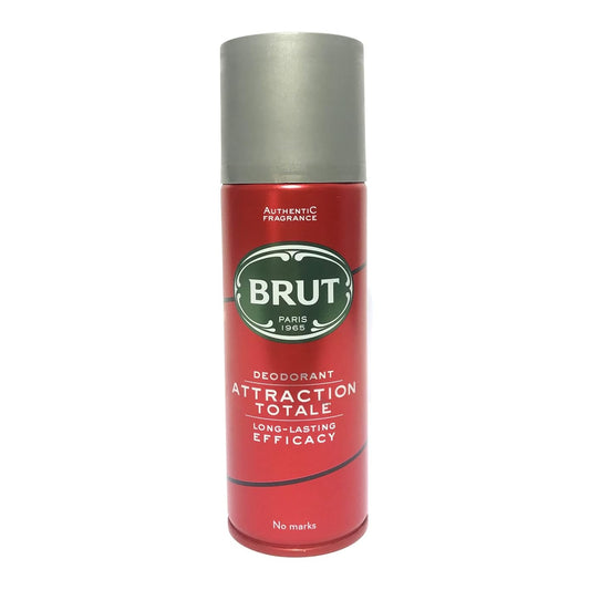 Brut déodorant homme spray Attraction - 200ml Attraction Totale Deodorant Body Spray by Brut for Men - 6.7 oz Deodorant Spray - Medaid - Lebanon