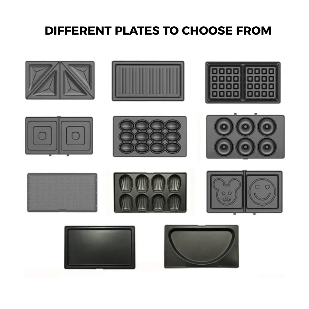 RAF 8 in 1 Sandwich Waffle Maker R551 - Medaid International