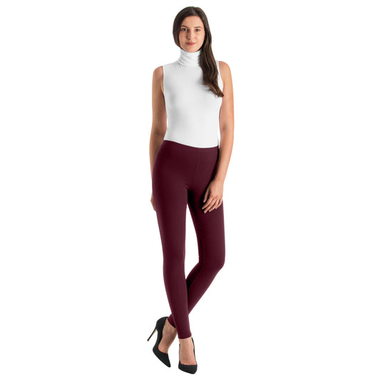 Wolford Baily Leggings For Women Port Royale Red M Medium - Medaid International