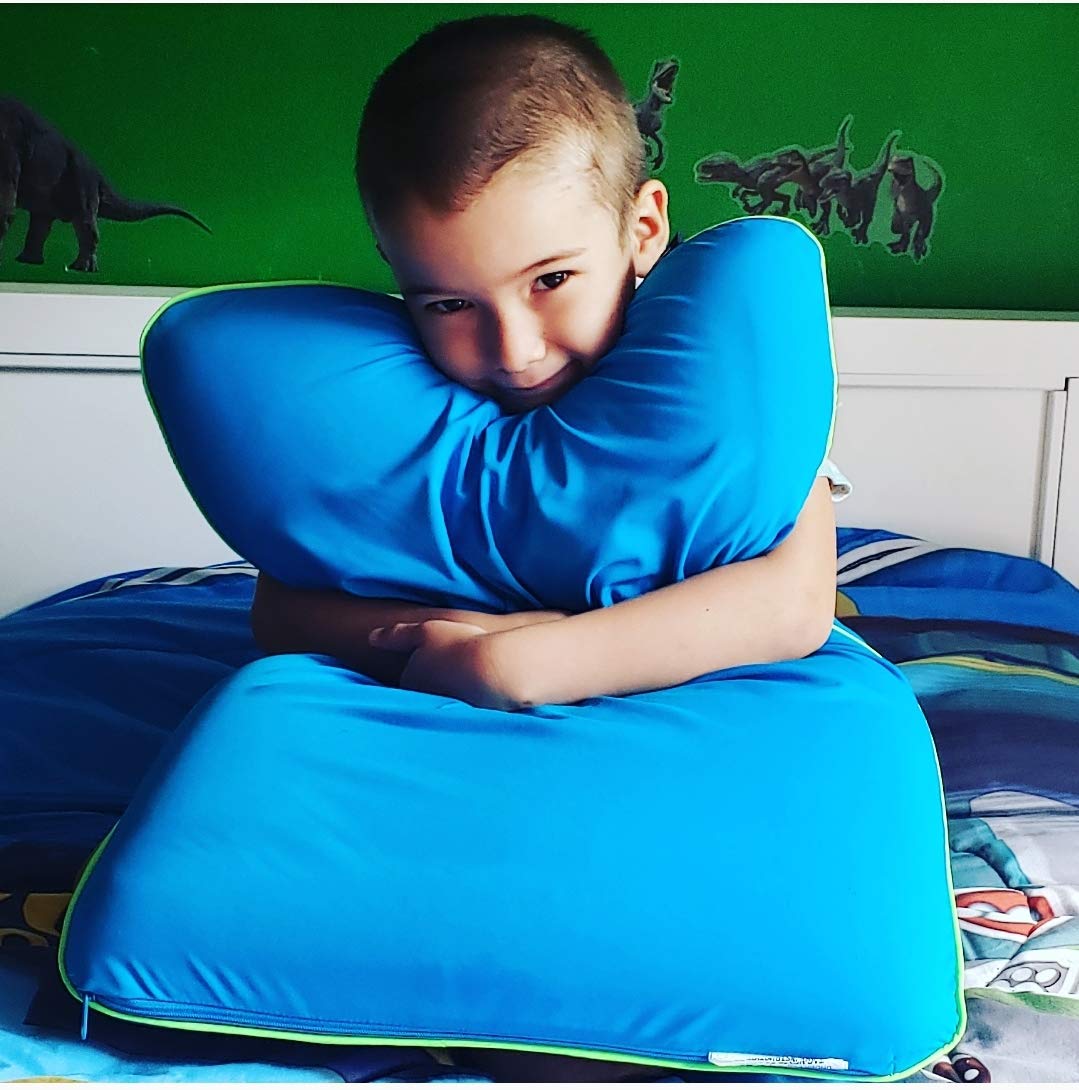 Imaginarium Memory Foam Pillow - Pillow for Side Stomach and Back Sleeper - Standard Size 16" x 24 (Cosmic Blue) - Medaid International