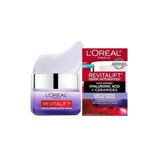 LOREAL Revitalift HA + Ceramides Line Plumping Water Cream 50ML - Medaid International