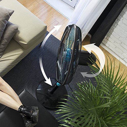 Cecotec - EnergySilence 510 Pedestal Fan, 40W, 5 Blades, Oscillating, Adjustable Height