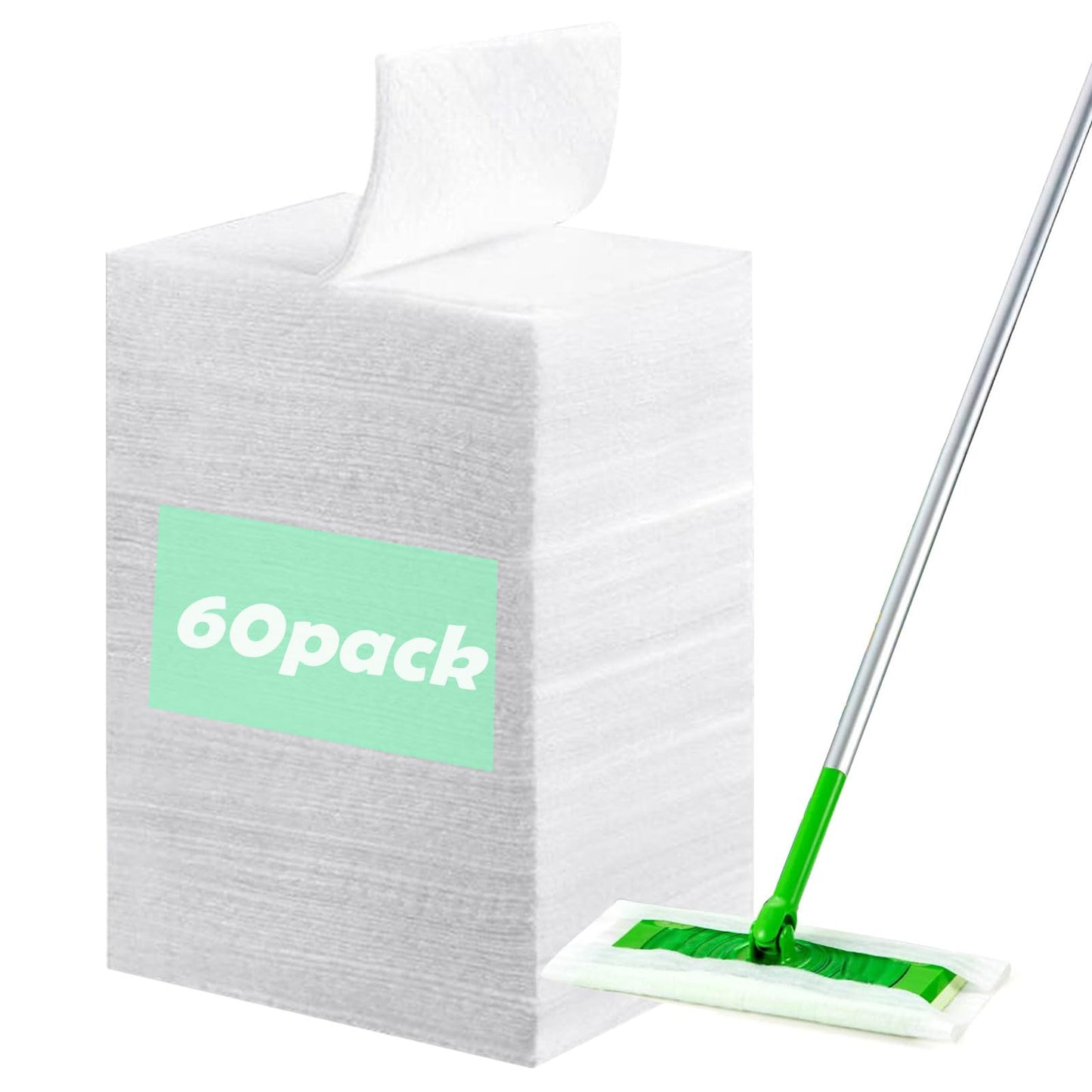 MBBUROYY Dry Sweeping Cloths Dry Mop Refills for Floor Mopping and Cleaning Disposable Dusting Cloths Electrostatic Cloths Unscented 240 Counts - Medaid International