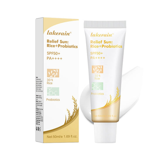 SEWOG Relief Sun Rice Sunscreen SPF50+, Oil Free and Refreshing Probiotics Sunscreen, UV Defense Korean Sunscreen PA++++, Relief Sun Organic Sunscreen for All Skin Type(50ml) - Medaid International
