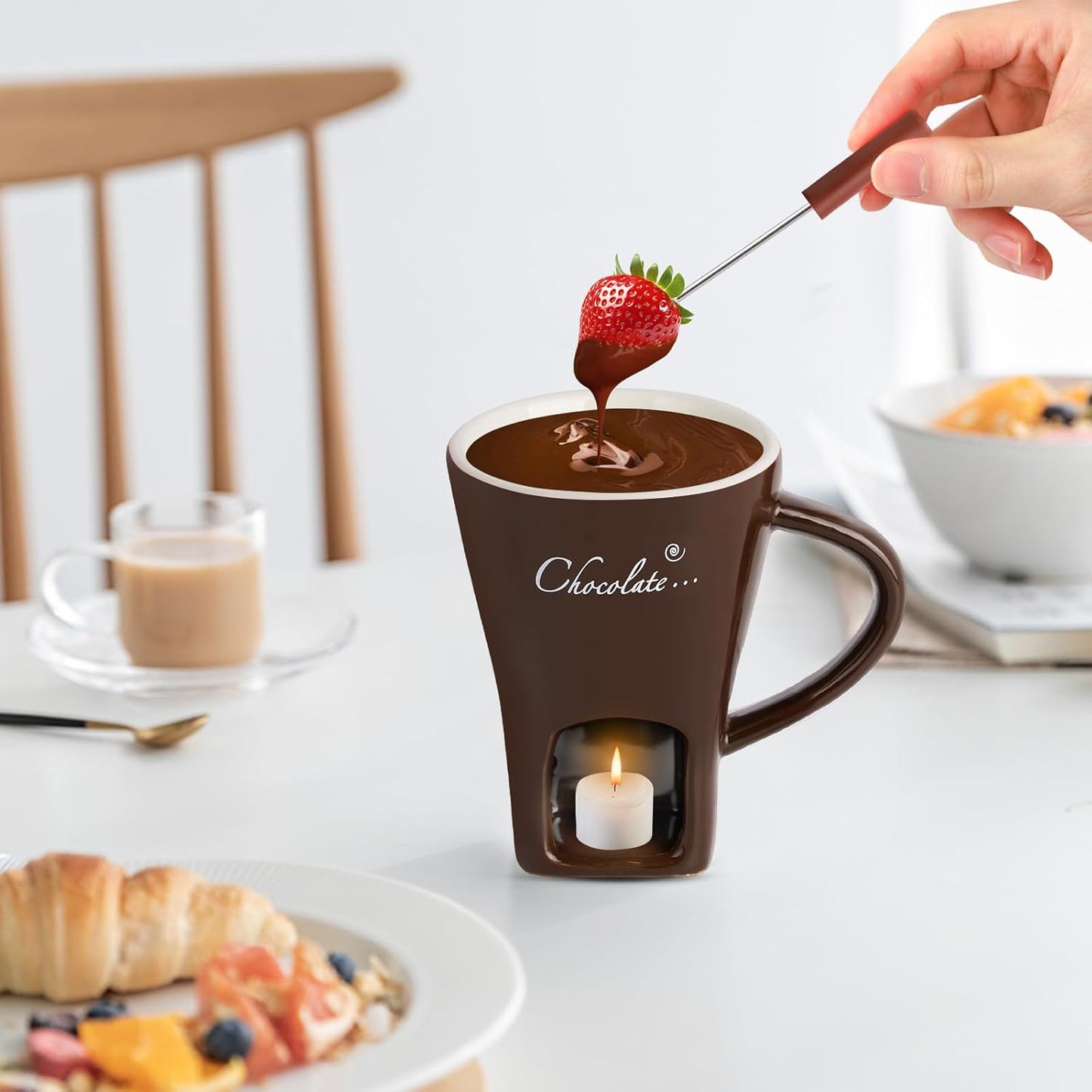 Ceramic Chocolate Fondue Mug - Medaid International