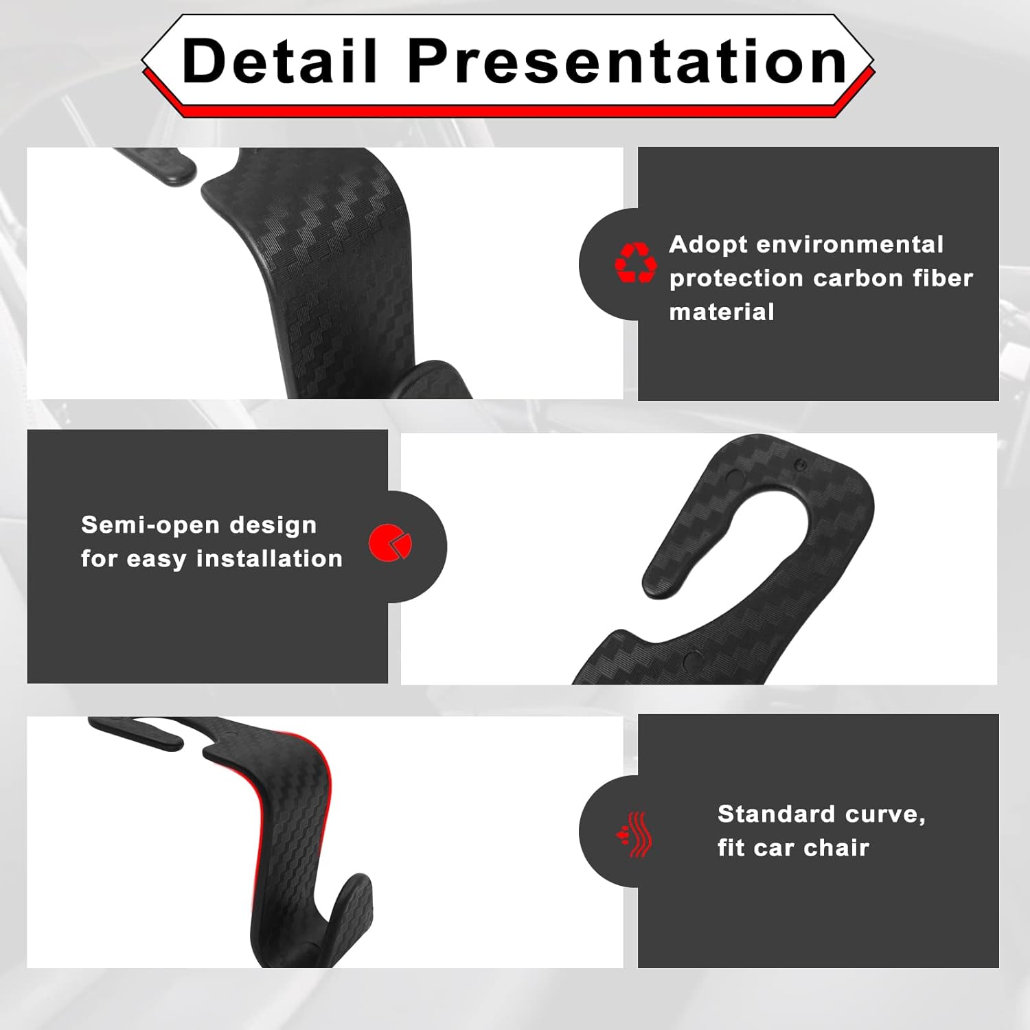 Car Backseat Hanger (2pcs) - Medaid International