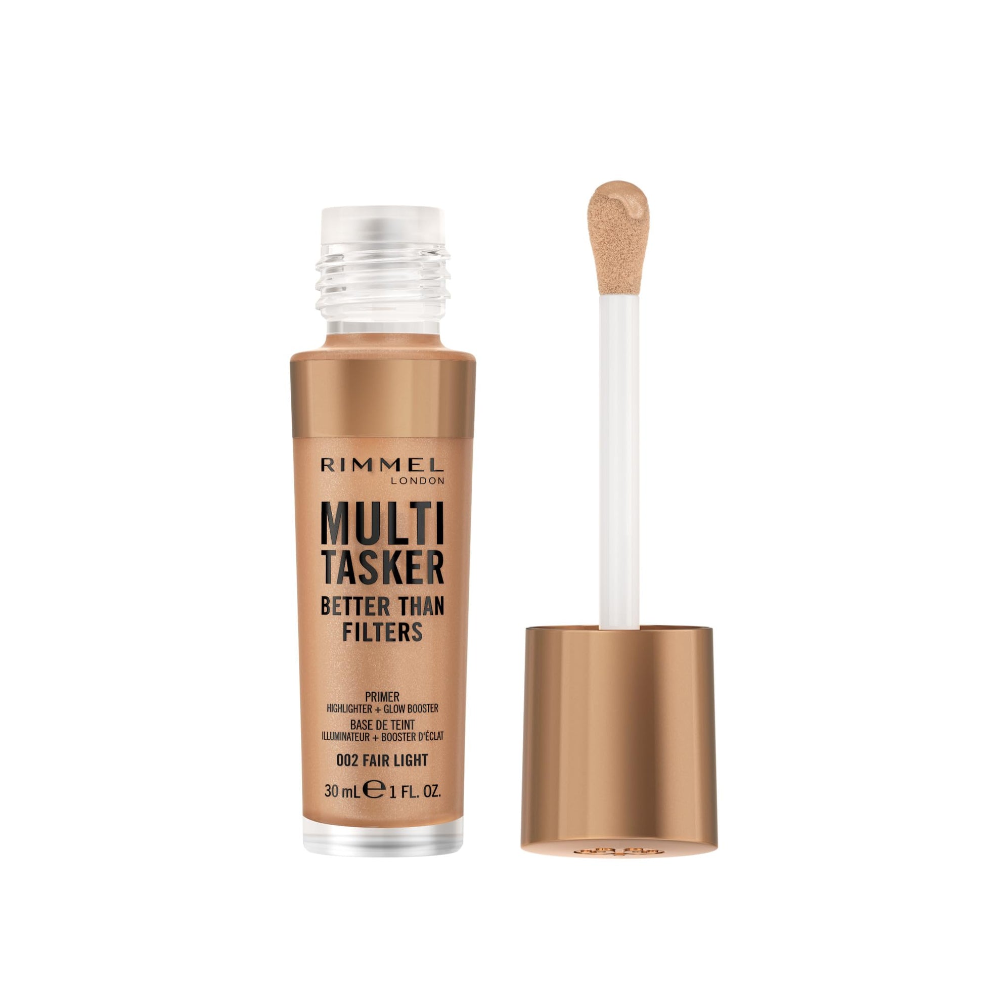 Rimmel Multi Tasker Better Than Filters Primer + Highlight + Glow Booster - Medaid