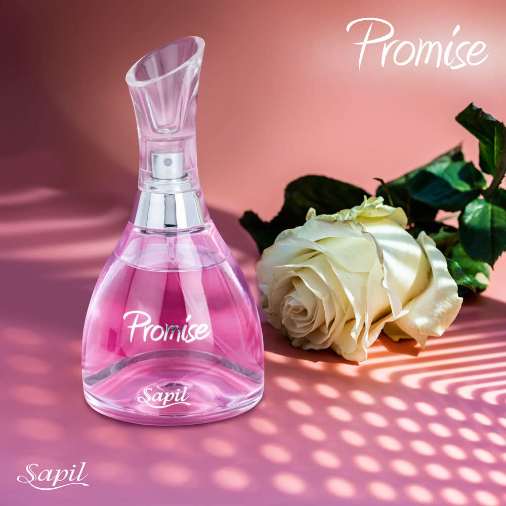 Sapil Promise Perfume for Women - Long-lasting Dubai Floral Fresh EDP Spray 100ml - Enticing Scent for Everyday Wear - Daily Perfume for Women - Medaid International