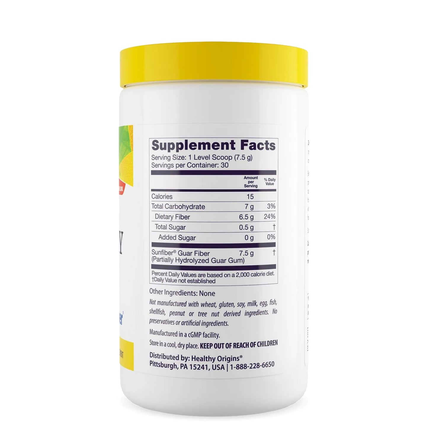 Healthy Origins Healthy Fiber (All Natural, Non-GMO, Gluten Free, Digestive Support, Prebiotic), 7.9 Ounce - Medaid International