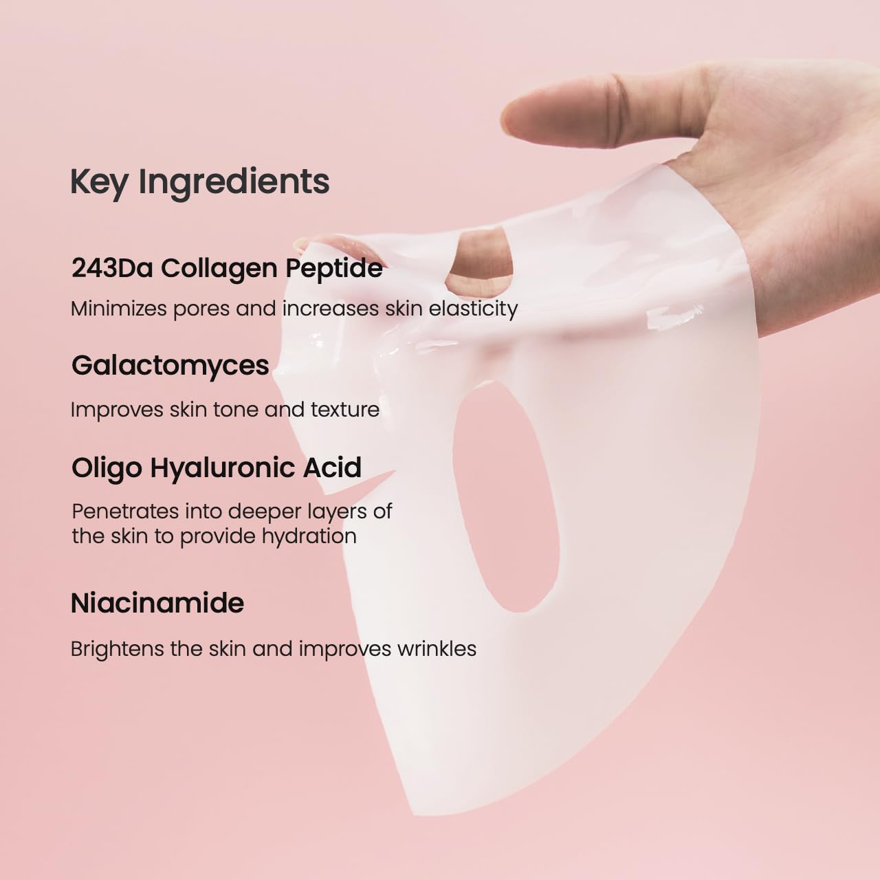 BIODANCE Bio-Collagen Real Deep Mask, Hydrating Overnight Hydrogel Mask, Pore Minimizing, Elasticity, Plumping Improvement, Korean Skincare, Stocking Stuffers for Teen Girls | 1.19oz(34g) x 4ea - Medaid International