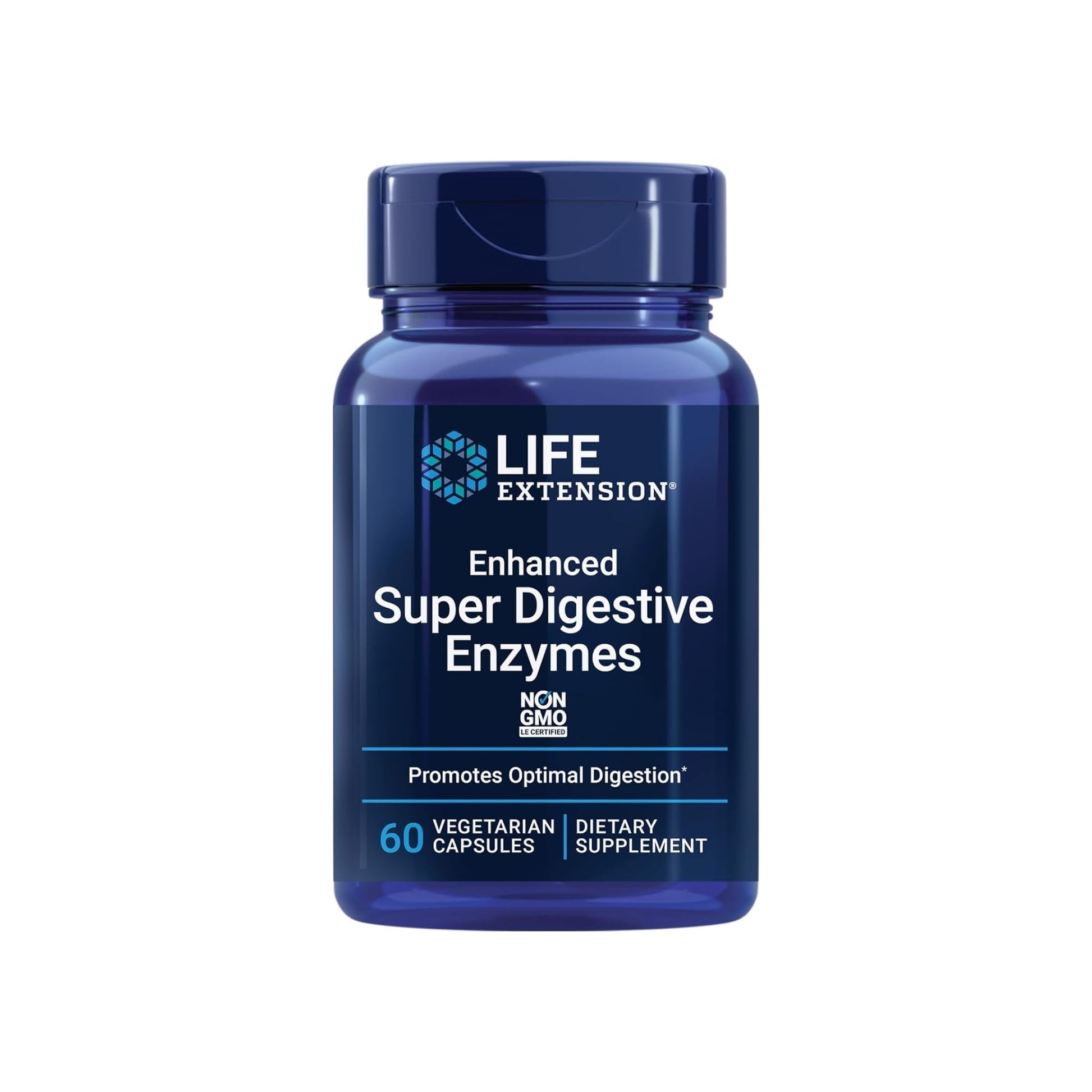 Life Extension Enhanced Super Digestive Enzymes, Supports Digestion, Comfort, digesting Plant-Based Foods, Non-GMO, Vegetarian, 60 Capsules - Medaid International
