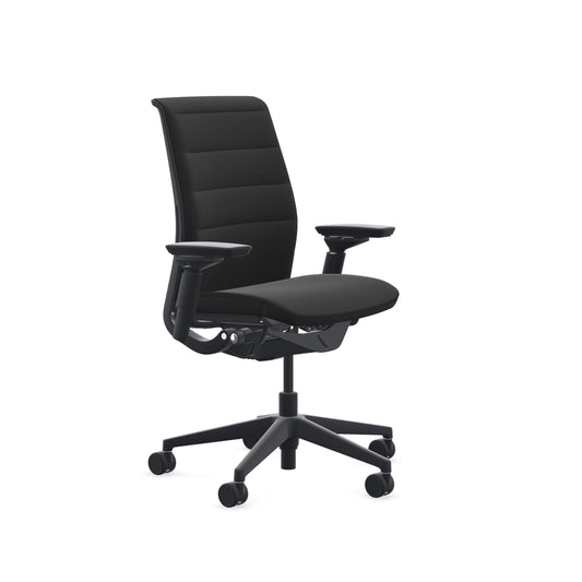 Steelcase Think Office Chair with Uphostered Hard Casters - Onyx Fabric - Medaid International