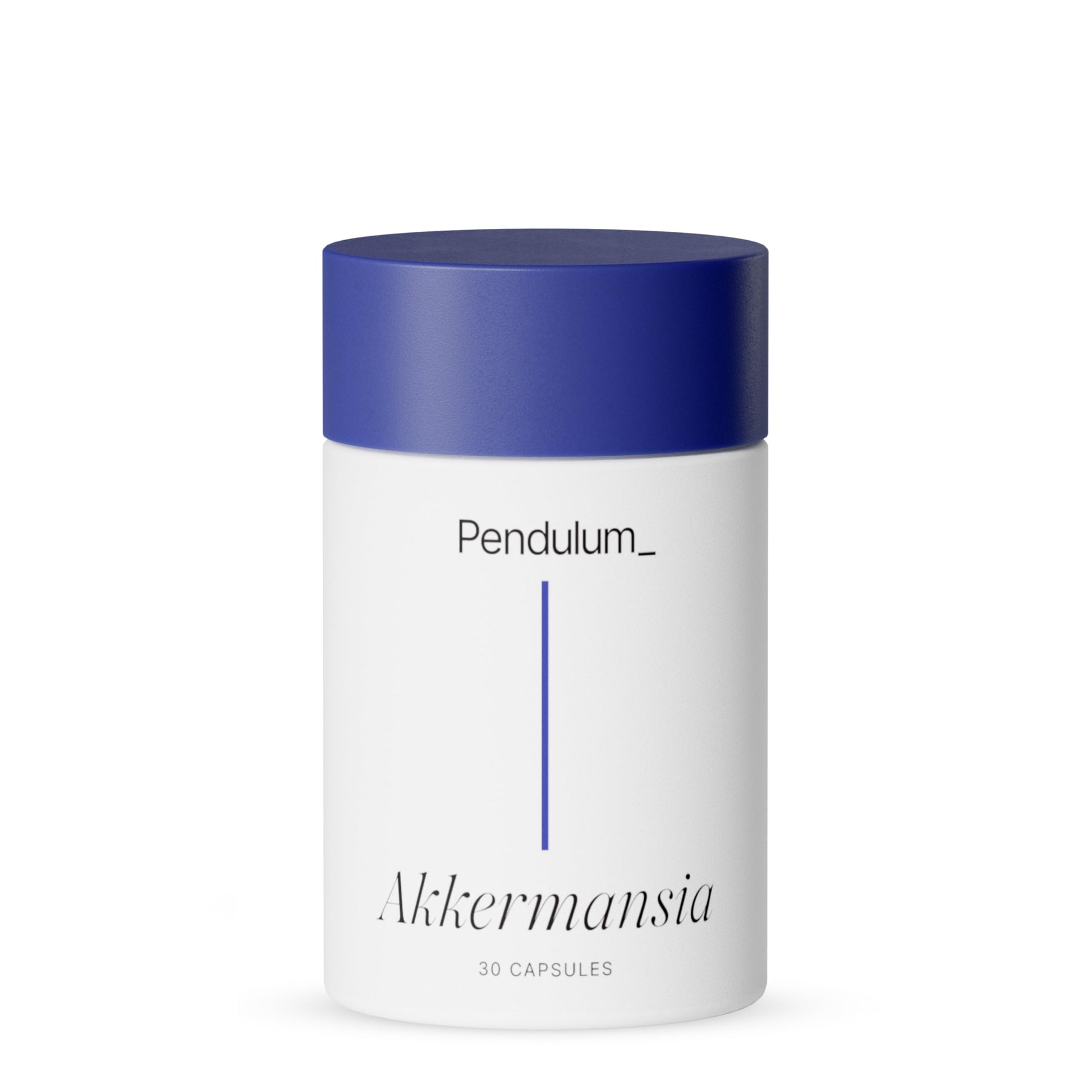 Pendulum Akkermansia Probiotic with Prebiotic Fiber - Increases GLP-1 Production, Delayed Release, Third-Party Tested, 100M AFU Live Strain for Gut Health for Men & Women (30 Capsules, 1-Pack) - Medaid International