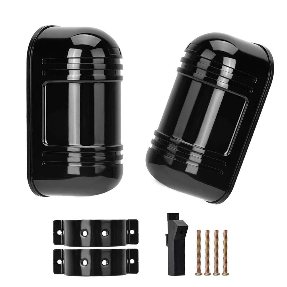 Dahszhi Dual Laser Detector Alarm Beam Sensor Indoor 300m Outdoor 60m Infrared Detector 6.7"x3.1" - Medaid International