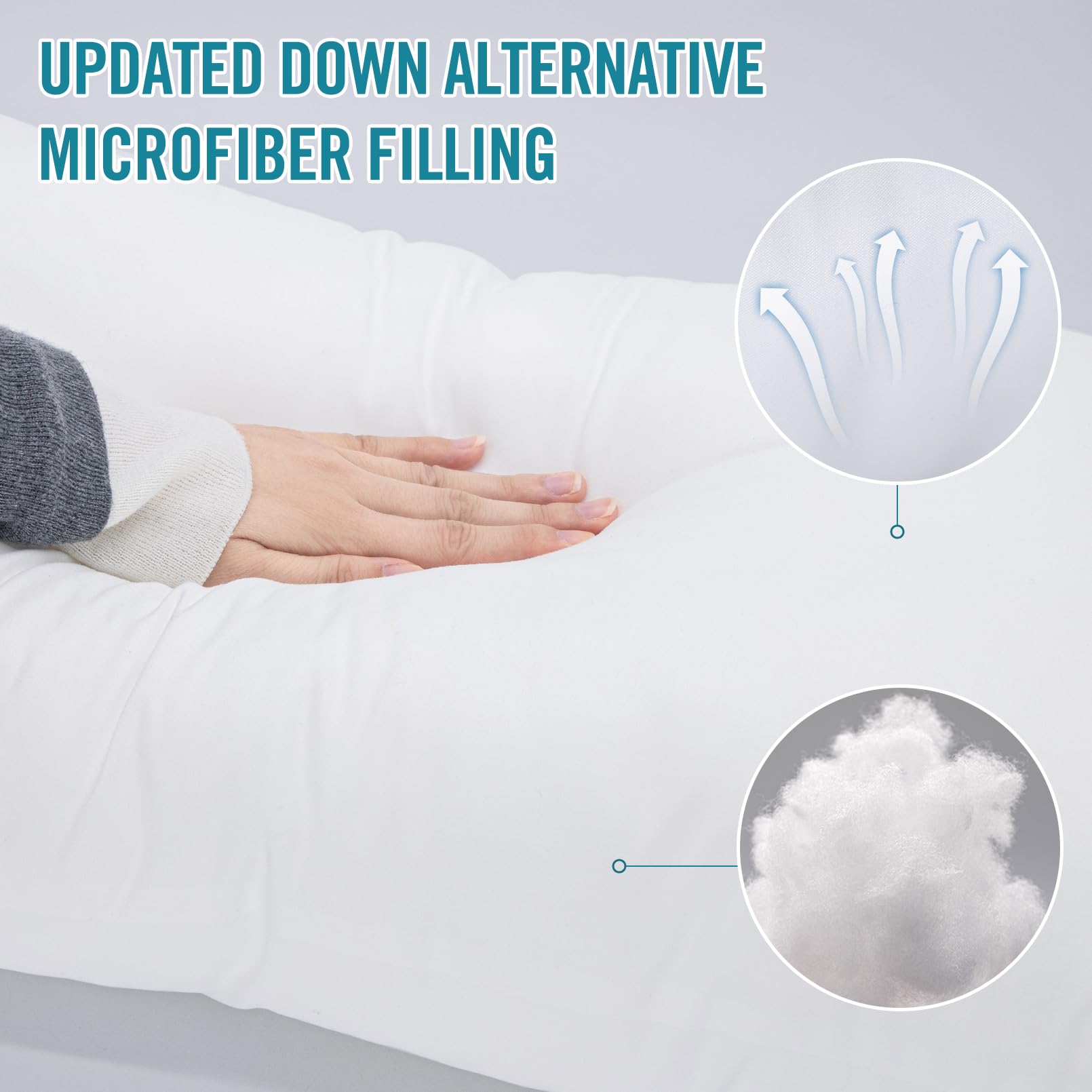 Sycoodeal Hotel Collection Bed Pillows for Sleeping 2 Pack,Standard Size Cooling Pillows,Hotel Quality with Premium Soft Down Alternative Fill for Side Stomach Back Sleepers - Medaid International