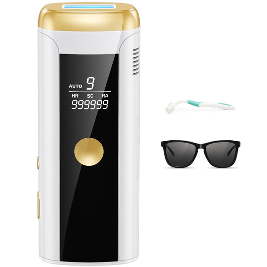 Hair Removal for Women and Men, At Home IPL Hair Removal Device with 3 Modes, Permanent Hair Remover Machine for Facial Legs Arms Bikini Line Whole Body Depilation, Come with Razor & Glasses - Medaid International