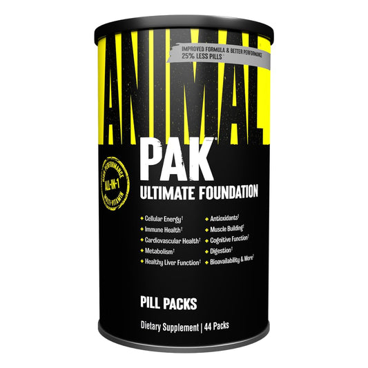 Animal Pak - Convenient Multivitamin for Men & Women Daily All-in-One Vitamin & Supplement Pack - Zinc, Vitamins C, B, D, Amino Acids, and Immune Support - Sports Nutrition Performance - 44 Count - Medaid International