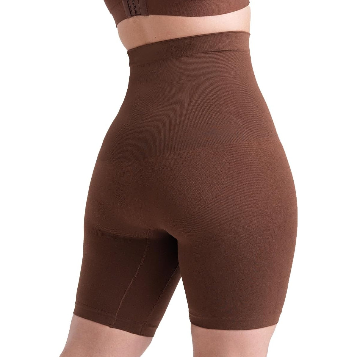 SHAPERMINT High Waisted Body Shaper Shorts Shapewear for Women Tummy Control Thigh Slimming Technology - Medaid