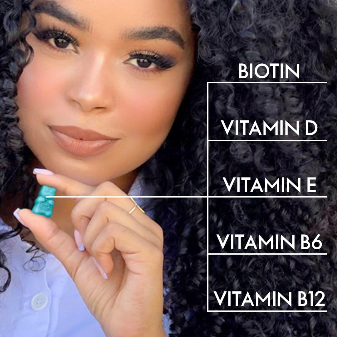 Sugarbear Pro Hair Vitamin Vegan Gummies - 3 Month Pack + Brush - Medaid International