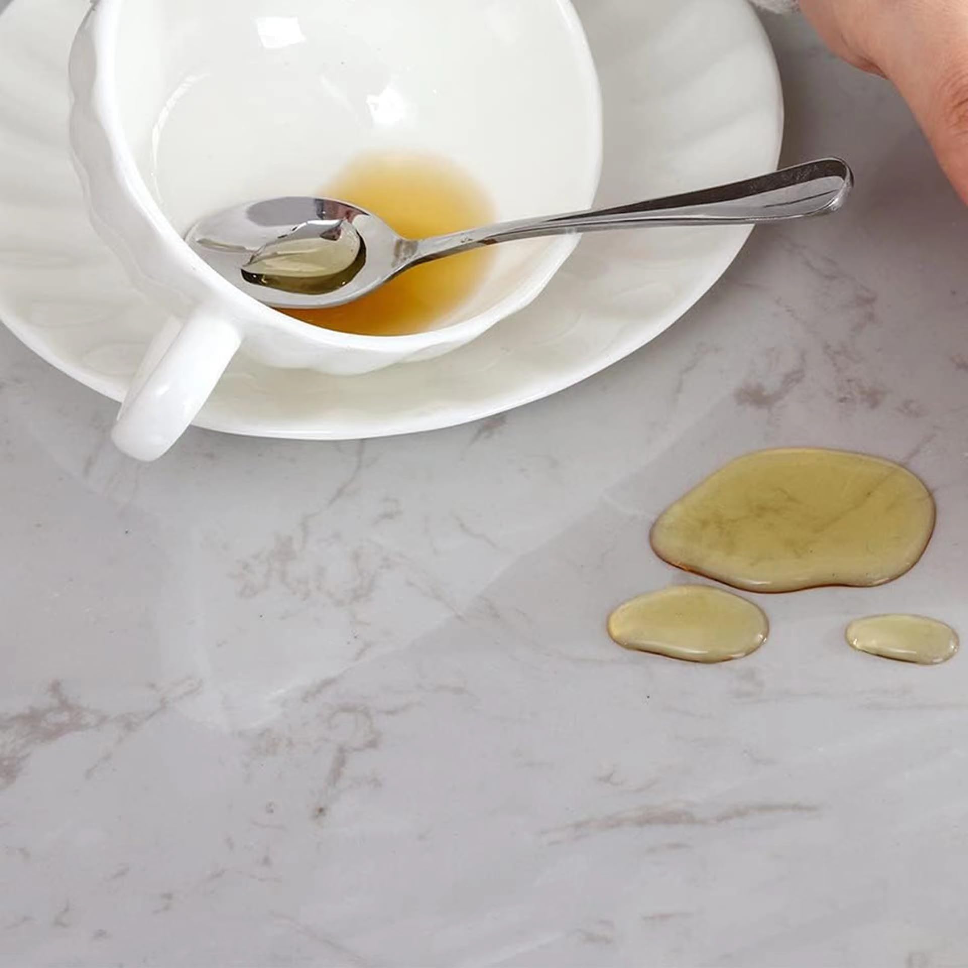 70 Inch Clear Round PVC Tablecloth – Waterproof Transparent Vinyl Table Cover for Dining Table, Spill-Proof Wipeable Plastic Protector for Wood, Marble, Glass Tables - Medaid International