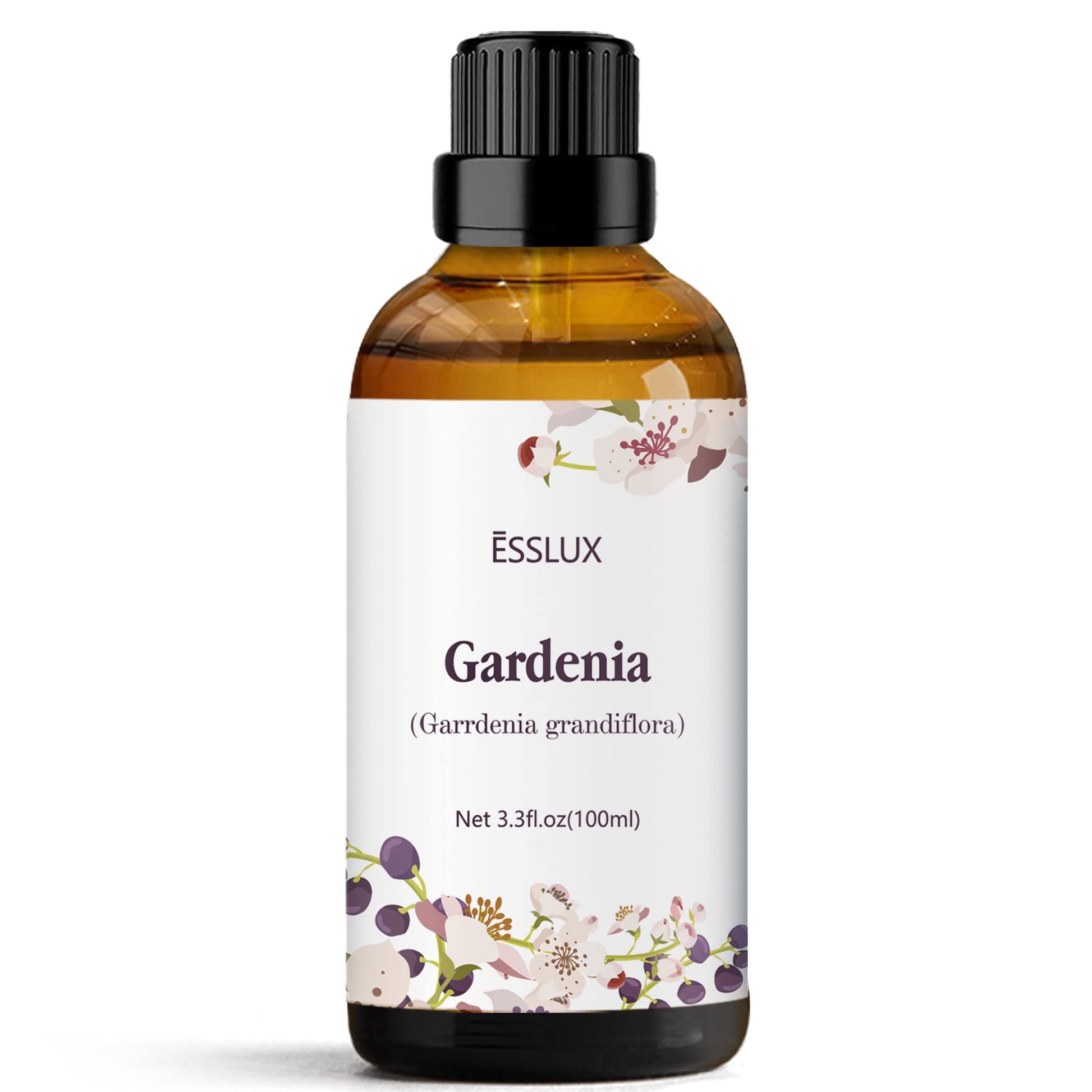 Gardenia Essential Oil 100ml (3.3 Fl Oz), ESSLUX Aromatherapy Essential Oils for Diffuser, Massage, Soap, Candle Making, Perfume - Medaid International
